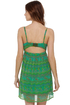 O'Neill Neon Rainbow Green Print Dress