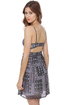O'Neill Neon Rainbow Black Print Dress