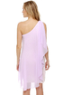 Pastel-ivision One Shoulder Lavender Dress