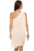 Pastel-ivision One Shoulder Blush Dress