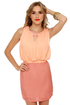 Sneaky Peaches Blush and Peach Dress