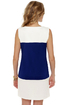 Tailor Shift Blue and White Shift Dress