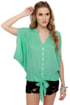 Summer Lodge Mint Short Sleeve Top