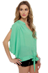 Summer Lodge Mint Short Sleeve Top