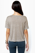 Obey Gym Army Green Crop Tee