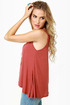 Obey Heartbreaker Rust Red Tank Top