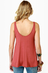 Obey Heartbreaker Rust Red Tank Top