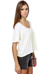 Obey Vintage Ivory Crop Top
