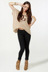 Obey OG Leopard Light Brown Tee