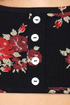 Obey Floral Tube Black Print Dress