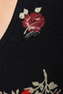 Obey Floral Tube Black Print Dress
