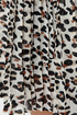 Obey Sunset II Animal Print Pleated Skirt
