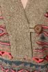 Obey Drifter Southwest Print Poncho Sweater