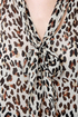 Obey Day Dreamer Sheer Animal Print Top