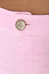 Shortcut-off Slashed Pink Denim Shorts