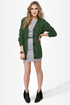 Cardi Hearty Green Cardigan Sweater