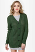 Cardi Hearty Green Cardigan Sweater