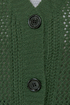 Cardi Hearty Green Cardigan Sweater