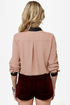 Livin' On the Edge Blush Button-Up Top
