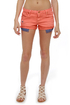 Quiksilver Breezer Coral Cutoff Jean Shorts