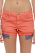 Quiksilver Breezer Coral Cutoff Jean Shorts