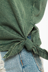 RVCA Heavy Days Knit Green Top