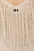 RVCA Marquee Moon Beige Fringe Dress