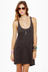RVCA Get Born Grey Tank Dress