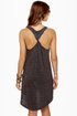 RVCA Get Born Grey Tank Dress
