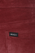 RVCA Life & Times Burgundy Corduroy Skinny Pants