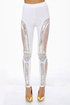 Did I Stud-her? Studded White Leggings