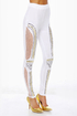 Did I Stud-her? Studded White Leggings