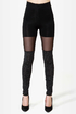 Celestial Bodies Black Studded Leggings