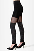 Celestial Bodies Black Studded Leggings