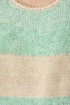 Polar Opposites Mint and Beige Sweater