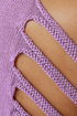 Need to Vent Cutout Lavender Sweater