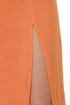 One Slit Wonder Burnt Orange Maxi Skirt