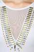 Stud-y Abroad Studded White Bodysuit