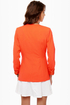 Hearts Ablaze Coral Orange Blazer