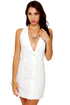 Bonnie Parker Ivory Halter Dress