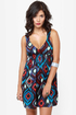 Roxy Love Seeker Ikat Print Dress