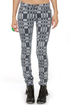 Roxy Skinny Slides Grey Print Skinny Jeans