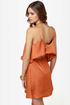 Penny Lane Copper Metallic Dress