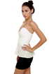 Confessions White Bustier Top