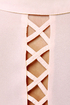 Sooner or Lattice Pink Button-Up Top