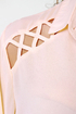 Sooner or Lattice Pink Button-Up Top