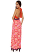 Burst Dressed Print Maxi Dress