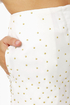 Dainty Dots Studded Ivory Shorts