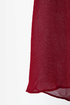 Smooth Move Sheer High-Low Wine Red Top