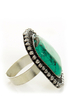 Square Dancer Turquoise Ring